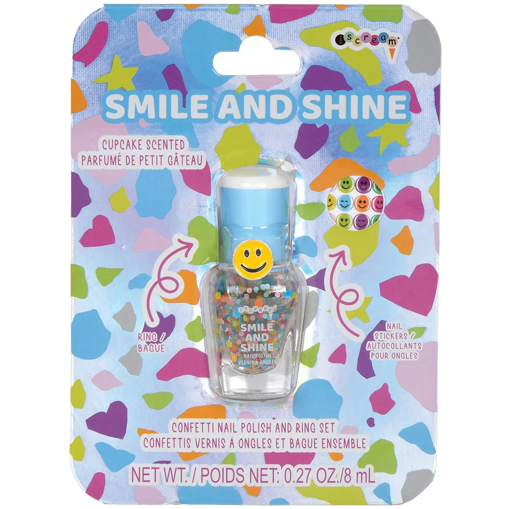 Smile and Shine Nail Polish Ring Set
