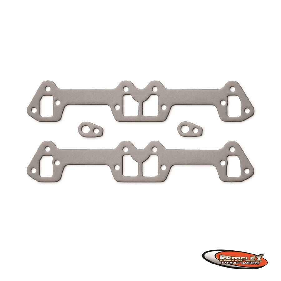 PN 6009 -- Mopar V8 - 318 ('75-'91), 340 ('68-'73), 360 ('71-'92), Includes 2 Air Tube Gaskets, 1-3/16" x 1-27/32" Sq End Ports, Header & Manifold Applications