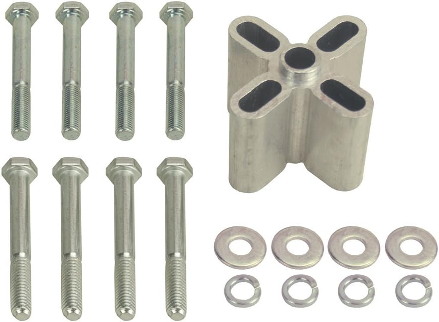 Derale 1 1/2" Fan Spacer,Silver