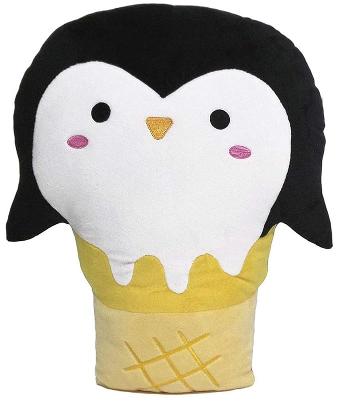 Strawberry Scented Penguin Ice Cream Cone Embroidered