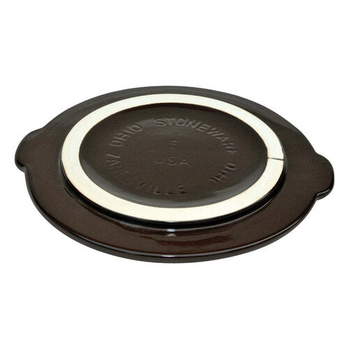 Ohio Stoneware Crock Cover 5 gal Brown