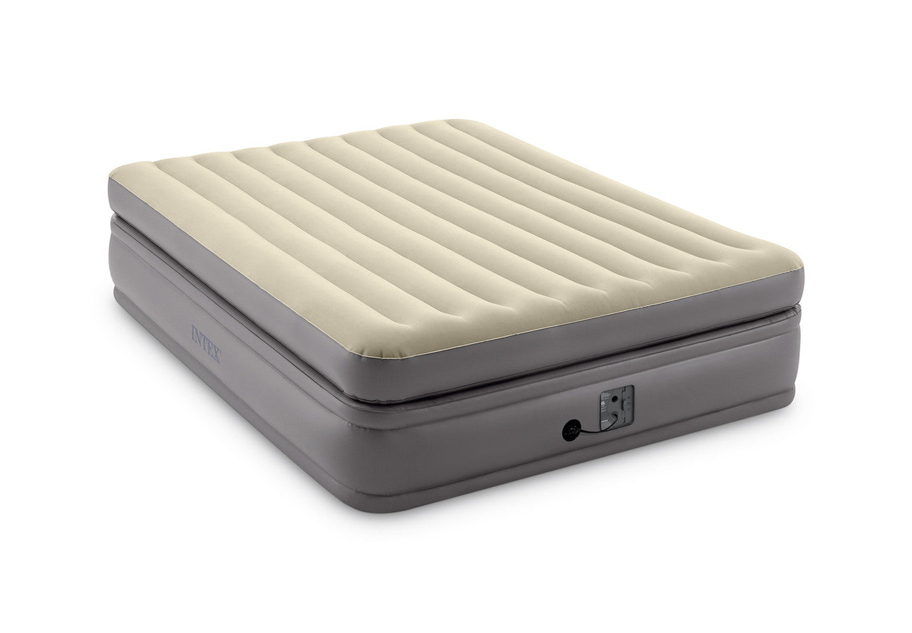 Intex Dura-Beam® Plus Prime Comfort Air Mattress - 20" Queen w/ Built-In Electric Pump