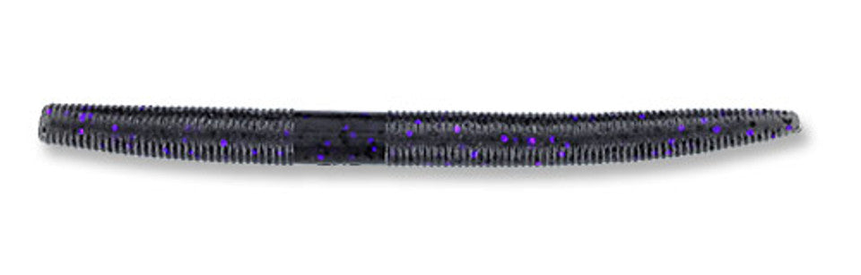 Yamamoto 5" Senko Smoke, Black, and Purple.