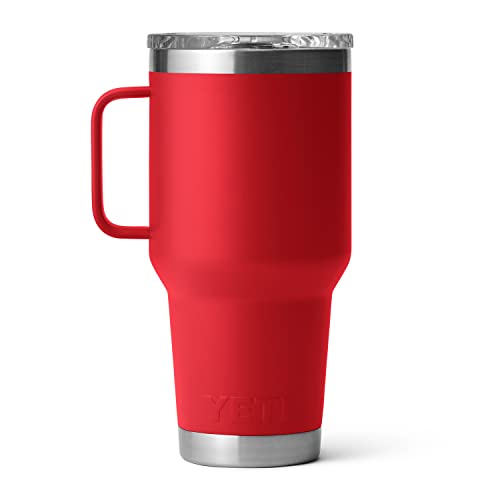 Yeti Rambler 30oz Travel Mug with Stronghold Lid Rescue Red