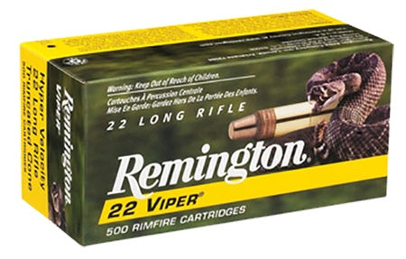 Remington Ammunition 21288 Viper 22 LR 36 gr Truncated Cone Solid 100 Per Box/ 50 Cs