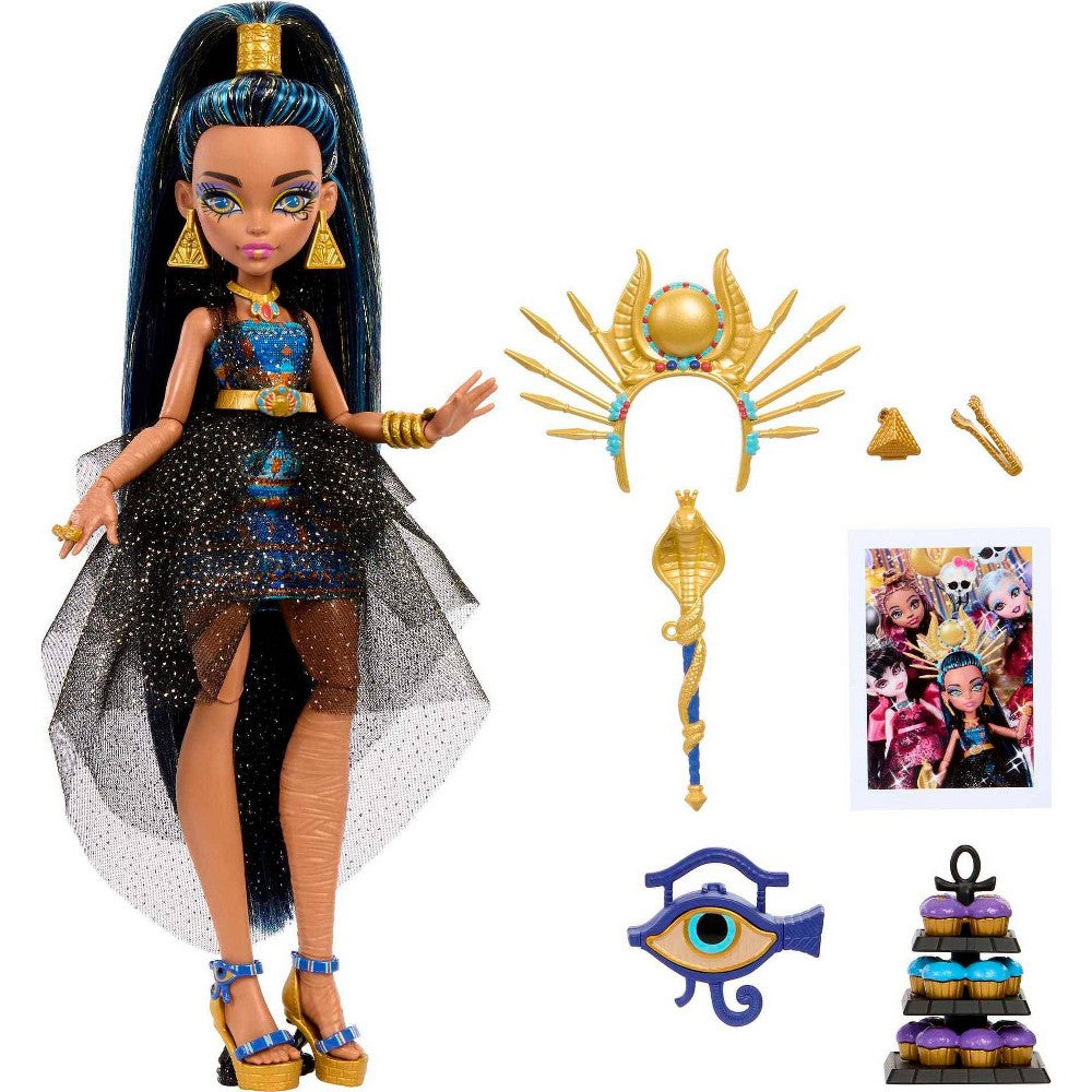 Monster High Cleo De Nile Doll in Monster Ball Party Dress
