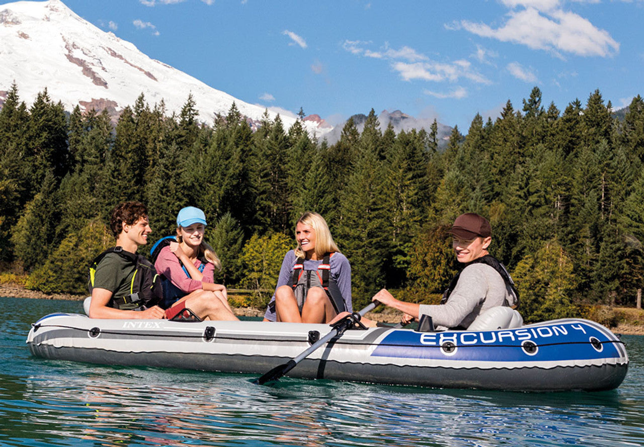 Intex Excursion™ 4 Inflatable Boat Set - 4 Person
