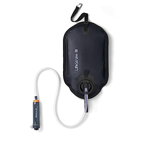 LifeStraw Peak Series – Gravity Water Purifier System with 8L Bag and Hanging Strap 8L Blue