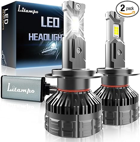 Auxbeam Headlight Bulbs 120w 25000lm Gx Series Brightest 6500k Cool White | 2 Bulbs