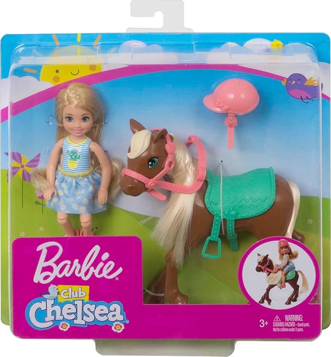 Barbie Club Chelsea Doll & Horse Set