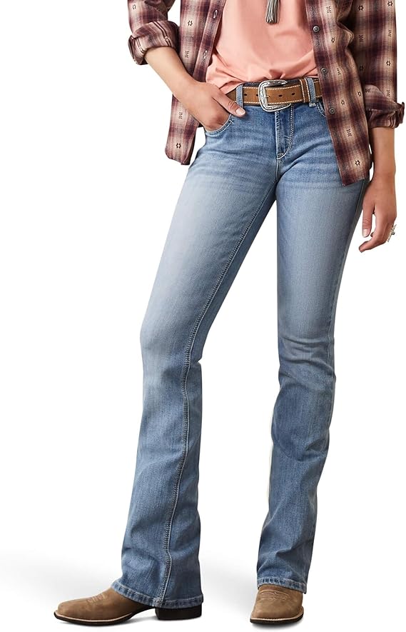 R.E.A.L Brianna Light Wash High Rise Bootcut 30 Short