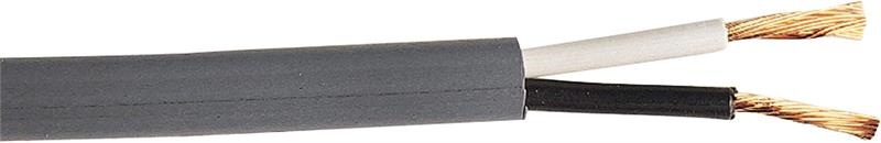 East Penn Black/ White Stranded Copper Conductor 2 Way Wire