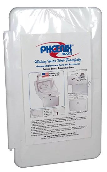 Valterra | Exterior Shower Door | PF267001 | White