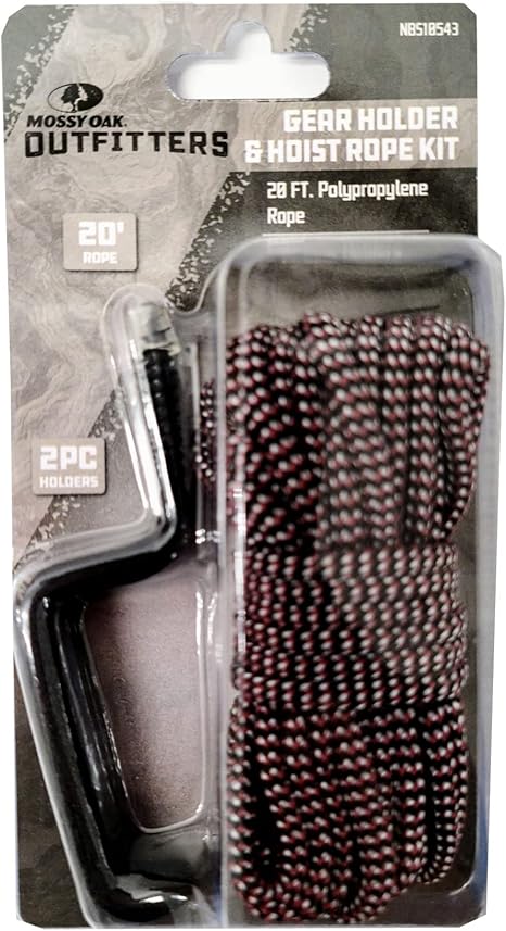Mossy Oak Outfitters Gear Holder & 20ft Hoist Rope Kit