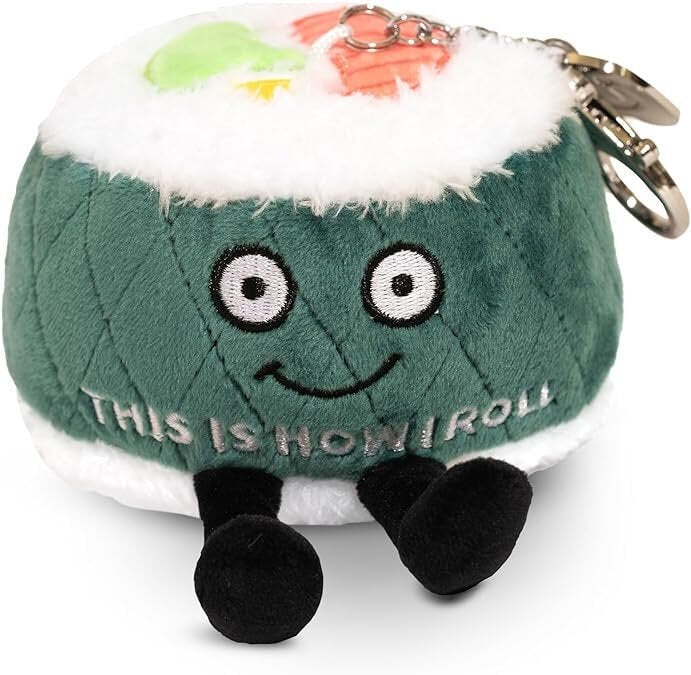 How I Roll Sushi Plush Punchkin Bag Charm