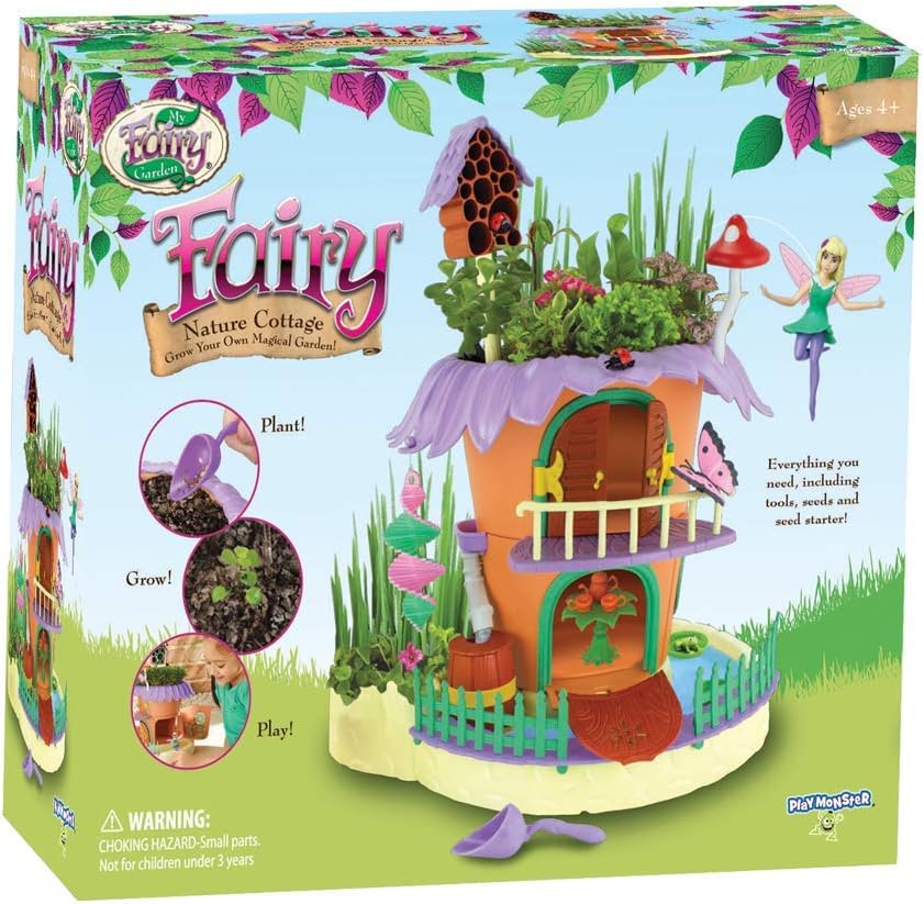 My Fairy Garden — Nature Cottage Toy Figurine and Plant Kit