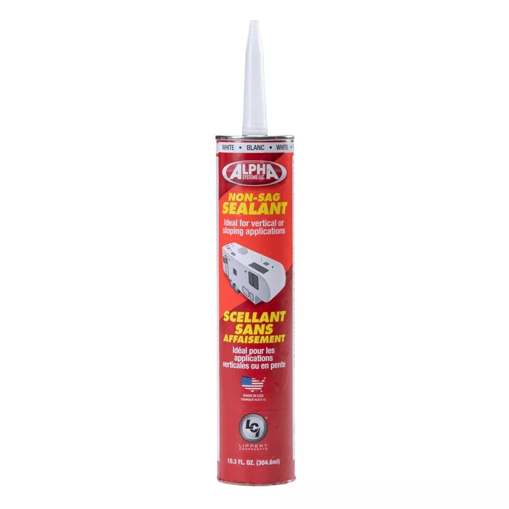 Lippert | Alpha Systems 1010 Low VOC Non-Sag Lap Sealant | 862157 | 10.3 ounce | white