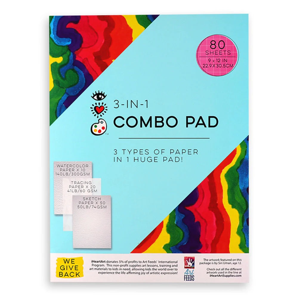 iHeartArt 3-In-1 Combo Pad