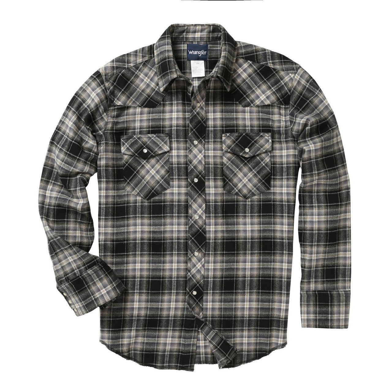 Wrangler Mens 2XTLong Sleeve Flannel Plaid Shirt