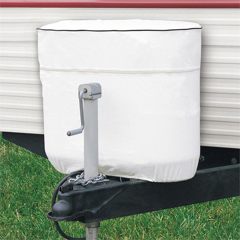 Classic Accessories 79720 RV LP Tank Cover-Snow White Double 20 Pound