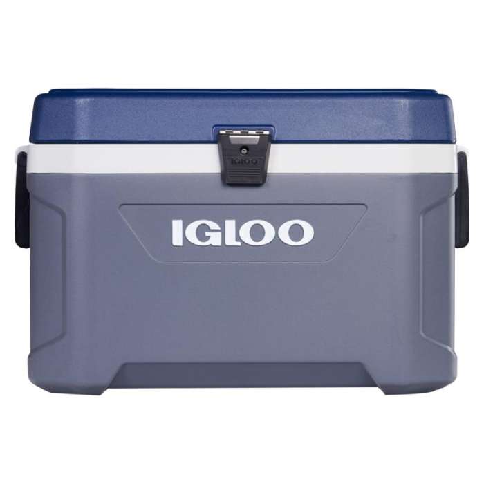 Igloo MaxCold Latitude 54 Qt. Ice Chest - Blue/Gray