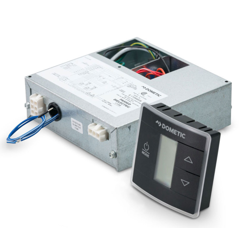 Dometic | CT Single Zone Thermostat with Control Kit | 3316232.710 | Black | Single Zone | Cool/Furnace/Heat Strip