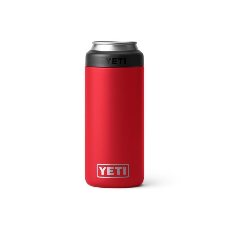 YETI Rambler 12 oz Rescue Red BPA Free Colster Slim Can Insulator