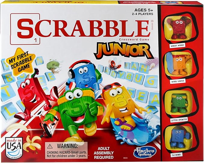 Hasbro Gaming Scrabble Junior Board Game