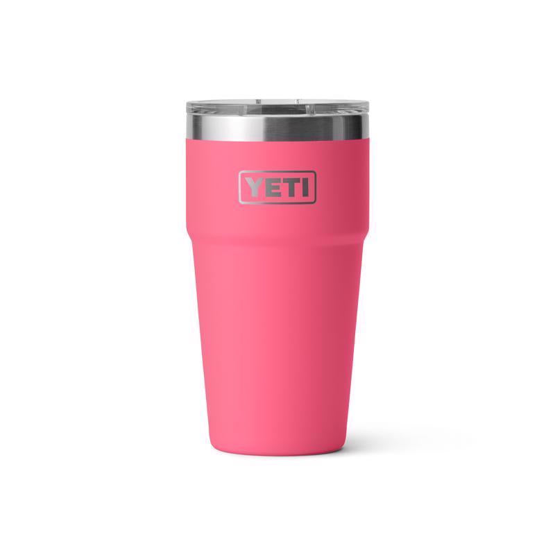 YETI Rambler 20 oz Tropical Pink BPA Free Stackable Tumbler with MagSlider Lid