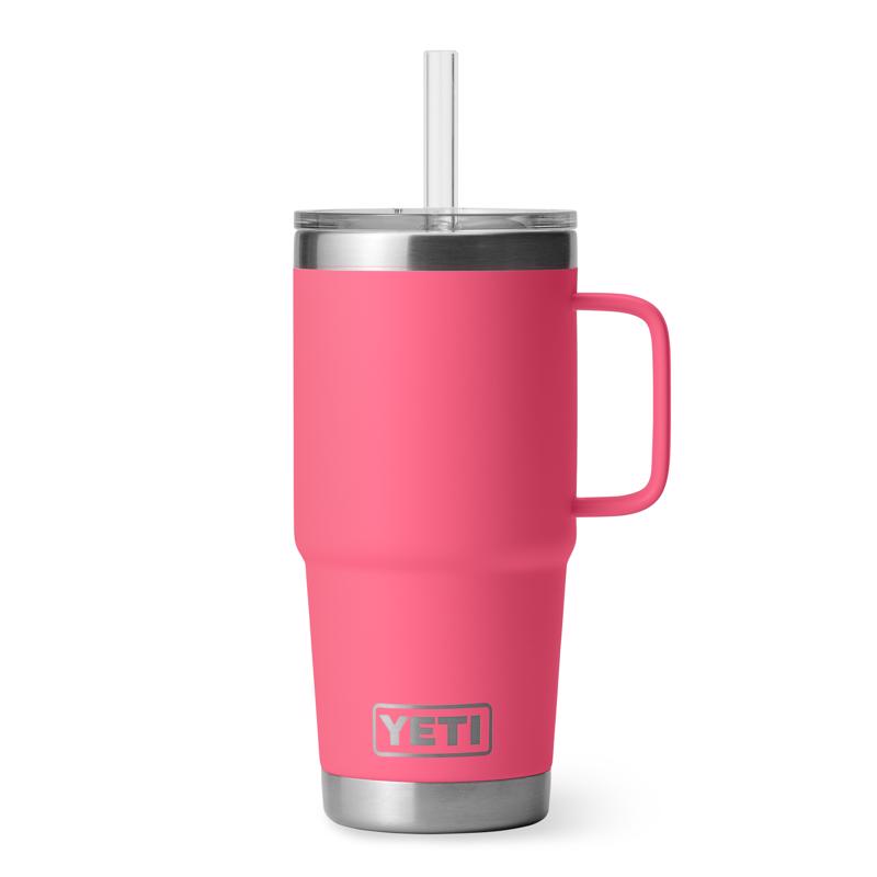 YETI Rambler 25 oz Tropical Pink BPA Free Straw Mug