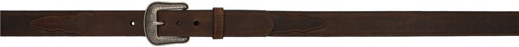 3D 1 1/4" Distressed Western Basic Belt - Kids' - Dark Brown 24