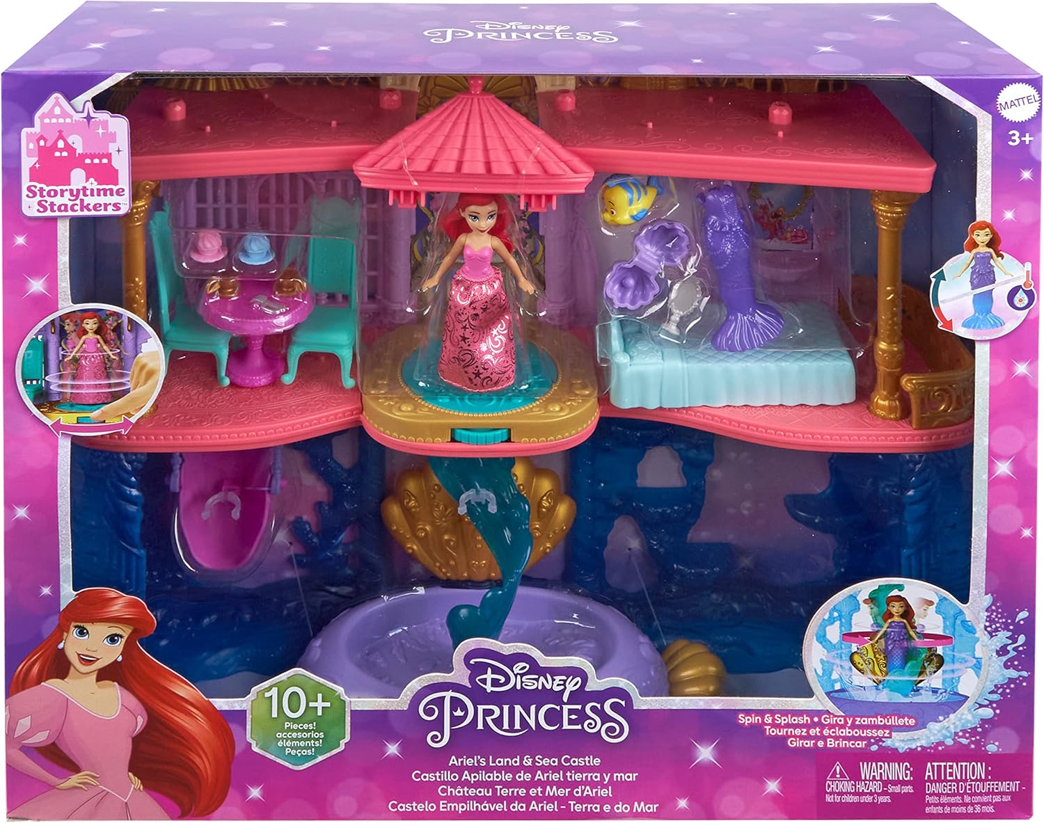 Disney Princess Toys, Ariel's Stacking Castle