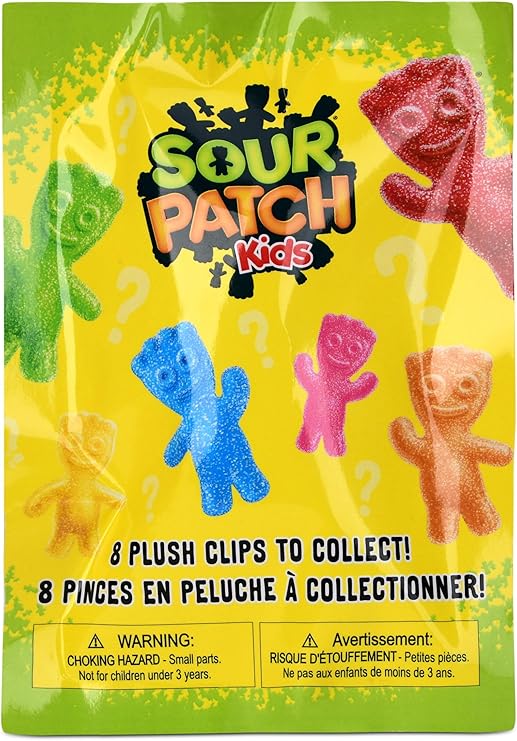 Sour Patch Kids Plush Clips Blind Box