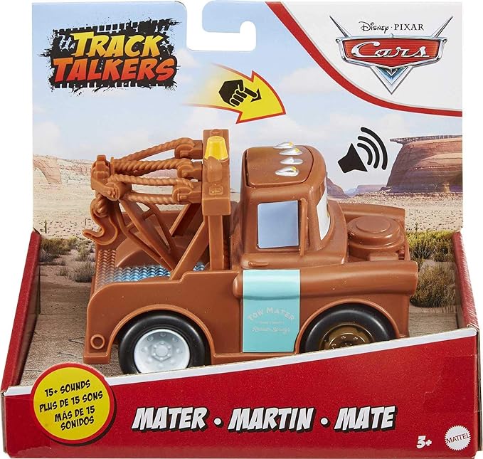 Disney And Pixar Cars Track Talkers Mater Talking Toy Truck, 5.5 inch Collectible