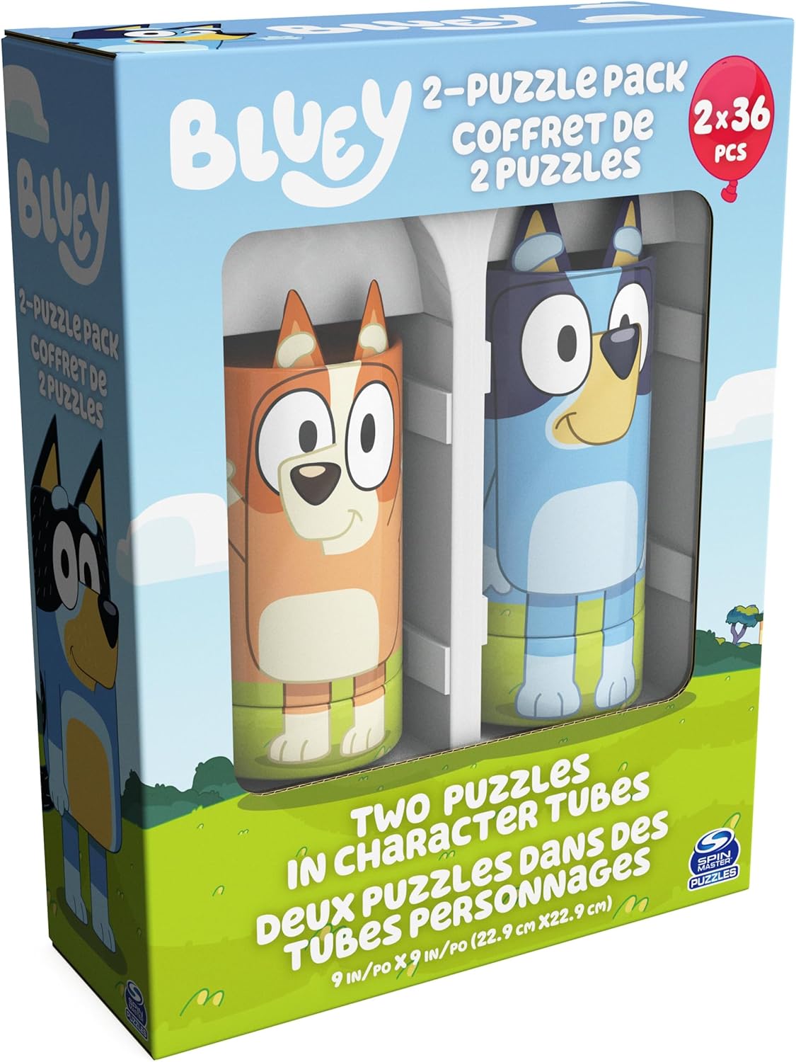 Bluey 36-Piece Puzzles 2-Pack