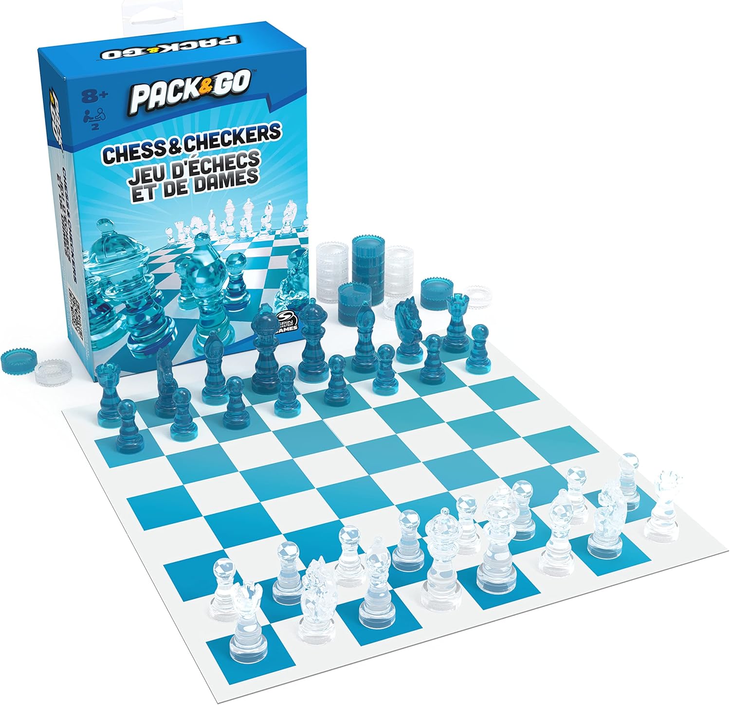 Pack & Go Chess & Checkers