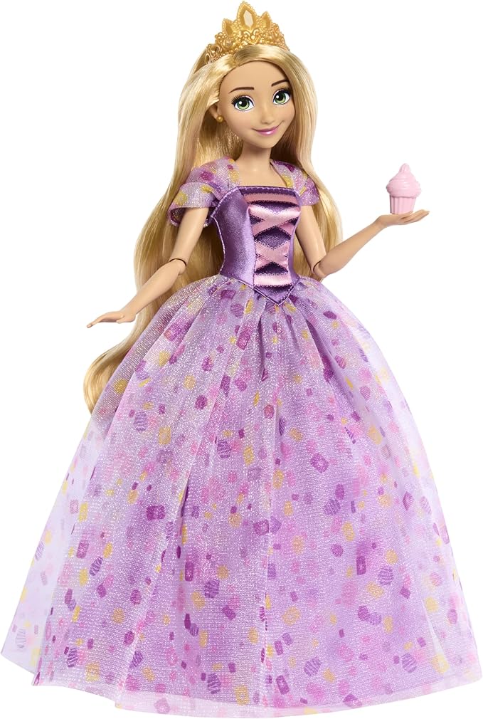 Disney Princess Birthday Celebration Rapunzel Fashion Doll, Inspired By Tangled Movie