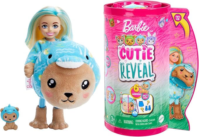 Barbie Cutie Reveal Chelsea Doll & Accessories