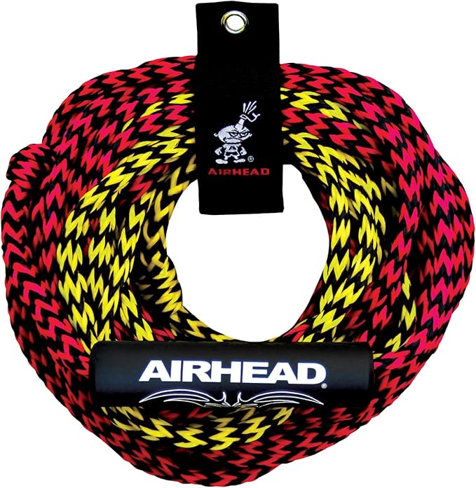 Airhead Tow Rope, 1-4 Rider Rope for Towable Tubes Multi, 9/16" 60'