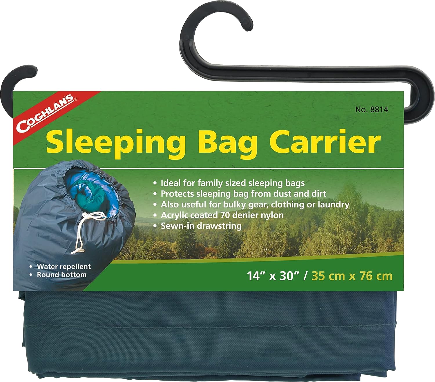 Coghlan's Sleeping Bag Carrier, 14” x 30” Color may vary
