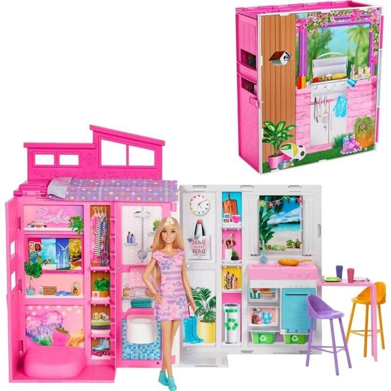 Barbie - Getaway House Playset with 1.5" Doll