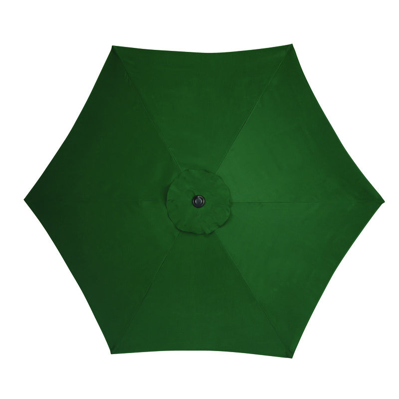 Living Accents 9 ft. Tiltable Green Market Umbrella (IN-STORE PICKUP ONLY)