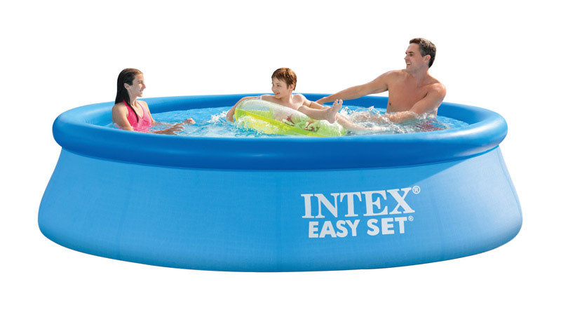 Intex 1018 gal Round Plastic Above Ground Pool 30 in. H X 10 ft. D (IN-STORE PICKUP ONLY)
