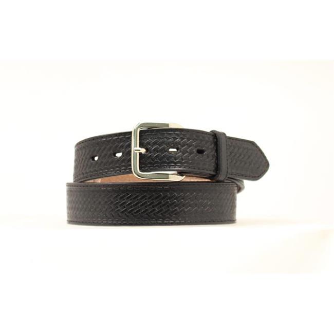 Nocona Belt Co Men's 1.5 Inch Leather Money Belt - Black 30