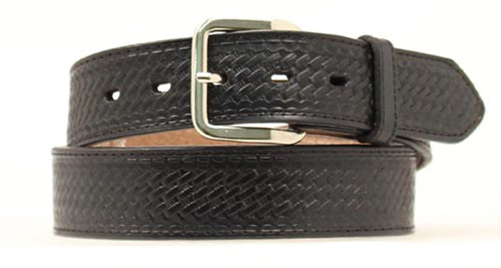 Nocona Belt Co Men's 1.5 Inch Leather Money Belt - Black 42