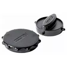 Camco | RV Sewer Hose Storage Caps | 39753 | 2 Pack | RhinoFLEX, RhinoEXTREME, Revolution, and Easy Slip sewer hose fittings