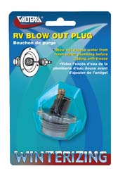 Valterra P23508vp Blow Out Plug With Schrader Valve