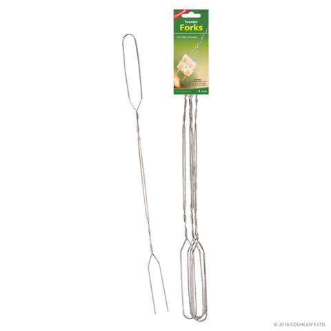Coghlan's Silver Toaster Forks 20 in. H 4 pc