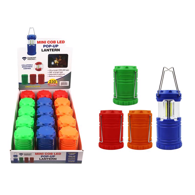 Diamond Visions 220 lm Assorted LED Extendable Lantern (1 Lantern per Purchase)