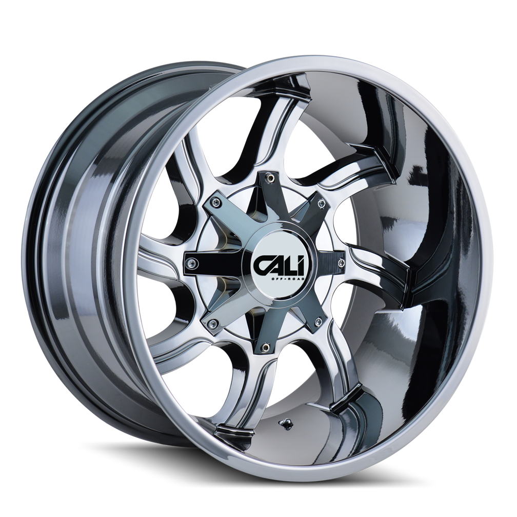 CALI OFF-ROAD TWISTED 9102 20X14 -76MM 6x135/6x139.7 106MM CHROME